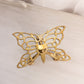 Medium Brass Butterfly Stand with 3 Feet