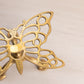 Medium Brass Butterfly Stand with 3 Feet