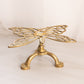 Medium Brass Butterfly Stand with 3 Feet