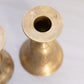 Small Brass Candleholder Bell with Fancy Etched Designs (Set of 2)