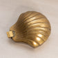 Medium Brass Clam Shell Hinged Lidded Dish