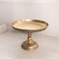 Medium Brass Compote with Floral Designs