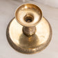 Medium Brass Compote with Floral Designs