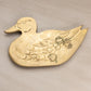 Medium Brass Detailed Duck Trivet