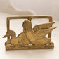 Medium Brass Duck Napkin Letter Holder