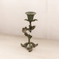 Medium Brass Leaf Candlestick