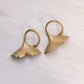 Medium Brass Leaf Napkin Rings (Set of 2)