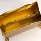 Medium Brass Letter/Mail Holder Caddy with Curved Toes