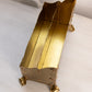 Medium Brass Letter/Mail Holder Caddy with Curved Toes