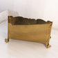 Medium Brass Letter/Mail Holder Caddy with Curved Toes