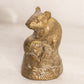 Medium Brass Mouse Figurine