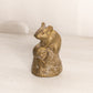 Medium Brass Mouse Figurine