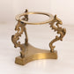 Medium Brass Ornate Bowl or Orb Stand
