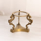 Medium Brass Ornate Bowl or Orb Stand