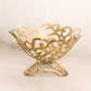 Medium Brass Ornate Decorative Footed Bowl