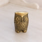 Medium Brass Owl Figurine