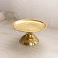 Medium Brass Pedestal Dish with Fancy Designs