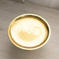 Medium Brass Pedestal Dish with Fancy Designs