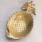 Medium Brass Pineapple Trinket Dish