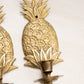 Medium Brass Pineapple Wall Sconce