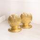 Medium Brass Sand Dollar Bookends