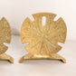 Medium Brass Sand Dollar Bookends