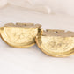 Medium Brass Sand Dollar Bookends