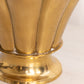 Medium Brass Scalloped Footed Vase