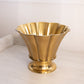 Medium Brass Scalloped Footed Vase