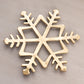 Medium Brass Snowflake Trivet