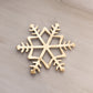 Medium Brass Snowflake Trivet