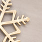 Medium Brass Snowflake Trivet