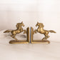 Medium Brass Standing Horse Bookends