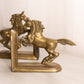 Medium Brass Standing Horse Bookends