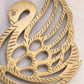 Medium Brass Swan Trivet