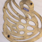 Medium Brass Swan Trivet