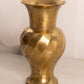 Medium Brass Swirl Vase Vase