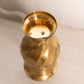 Medium Brass Swirl Vase Vase