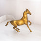 Medium Brass Trotting Horse Figurine