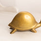 Medium Brass Turtle Figurine