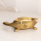 Medium Brass Turtle Figurine