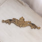 Medium Brass Wall Decor Accent with Fancy Designs