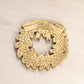 Medium Brass Wreath Trivet