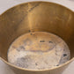 Medium Circular Brass Lidded Dish with Fancy Red Designs