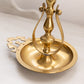 Medium Circular Brass Ship Swivel Gimbal Chamberstick Candleholder