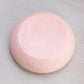 Medium Circular Pink Alabaster Lidded Dish with Flower on Top