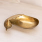 Medium Curved Brass Shell Dish