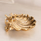 Medium Gold Tone Fancy Metal Dish with 2 Birds