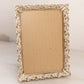 Medium Gold Tone Metal 5x7 Picture Frame with Ornate Designs