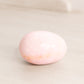 Medium Pink Stone Egg with Orange Accents